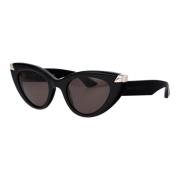 Stijlvolle zonnebril Am0442S Alexander McQueen , Black , Dames