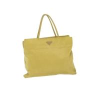 Pre-owned Nylon prada-bags Prada Vintage , Yellow , Dames