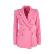 Klassieke Knoopjas Made in Italy YES ZEE , Pink , Dames