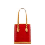 Pre-owned Leather totes Louis Vuitton Vintage , Red , Dames