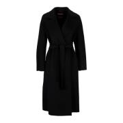 Zwarte Jassen met Cles Max Mara Studio , Black , Dames