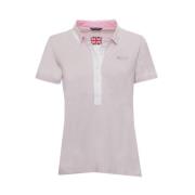 Katoenen poloshirt met korte mouwen Husky Original , Pink , Dames