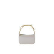 Mini Handtas met Gouden Metalen Handvat Elisabetta Franchi , White , D...