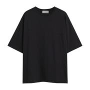 Zwart Zak T-shirt Oversize Katoen Lanvin , Black , Heren