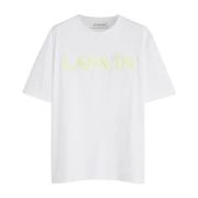 Wit Groen Curb T-shirt Lanvin , White , Heren