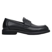 Heren Zwarte Penny Loafers gemaakt van Echt Leer Er00113950 Estro , Bl...