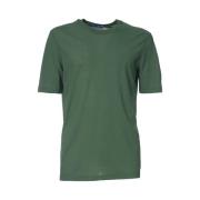 Katoenen Crew Neck T-shirt Kired , Green , Heren