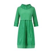 Elastische Top Jurk met Wijd Uitlopende Rok Joseph Ribkoff , Green , D...