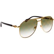 Zonnebril met Verlooplens Gucci , Yellow , Heren