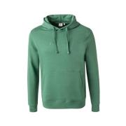 Katoenen hoodie met geborduurd logo Pepe Jeans , Green , Heren