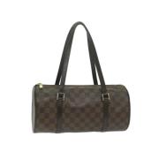 Pre-owned Canvas handbags Louis Vuitton Vintage , Brown , Dames