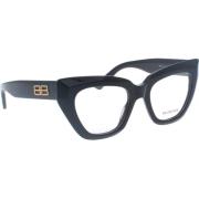 Stijlvolle Zonnebril Zwarte Frame Balenciaga , Black , Dames