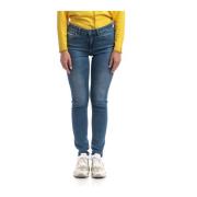 Hoge Taille Skinny Jeans Liu Jo , Blue , Dames