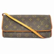 Pre-owned Canvas louis-vuitton-bags Louis Vuitton Vintage , Brown , Da...