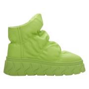 Dames Bont Gevoerde Sneeuwlaarzen in Groen Er00114222 Estro , Green , ...