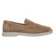 Natuurlijke Velours Loafers Estro , Brown , Dames