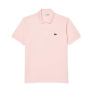 Roze Polo Shirt Klassiek Katoen Lacoste , Pink , Heren