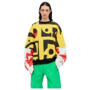 Grafische Crewneck Sweatshirt Walter Van Beirendonck , Multicolor , He...