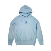 Starlight Logo Hoodie Sweatshirt C.p. Company , Blue , Heren