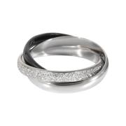 Pre-owned White Gold rings Cartier Vintage , Gray , Dames