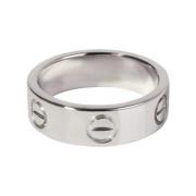 Pre-owned Platinum rings Cartier Vintage , Gray , Dames