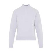 Half Zip Sweater in V4C Hydrangea Theory , Purple , Dames