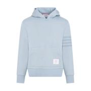 Lichtblauwe Crewneck Hoodie Pullover Thom Browne , Blue , Heren