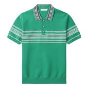 Gebreide Polo Wales Bonner , Green , Heren