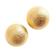 Pre-owned Yellow Gold earrings Dior Vintage , Yellow , Dames