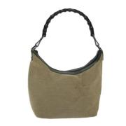 Pre-owned Canvas handbags Gucci Vintage , Beige , Dames