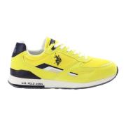 Gele Print Slip-On Sneakers U.s. Polo Assn. , Yellow , Heren