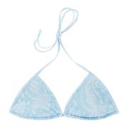 String Bikini Top met Gelamineerde Afwerking MC2 Saint Barth , Multico...