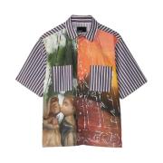 Kyler Gestreept Shirt Rassvet , Multicolor , Heren