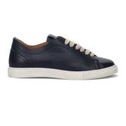 Blauwe Casual Leren Schoenen Sangiorgio , Blue , Heren