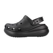 Klassieke Crush Klompen Crocs , Black , Dames