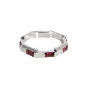 Pre-owned White Gold rings Gucci Vintage , Multicolor , Dames