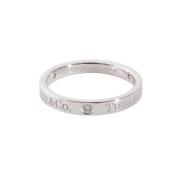 Pre-owned Metal rings Tiffany & Co. Pre-owned , Gray , Dames