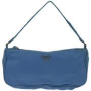 Pre-owned Fabric shoulder-bags Prada Vintage , Blue , Dames