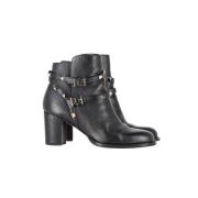 Pre-owned Leather boots Valentino Vintage , Black , Dames