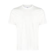 Witte Katoenen Crew Neck T-shirt C.p. Company , White , Heren