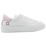 Glitter White Pink Sneakers D.a.t.e. , Multicolor , Dames