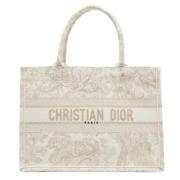 Pre-owned Canvas totes Dior Vintage , Yellow , Dames