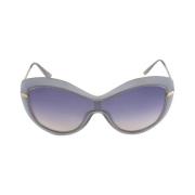 Pre-owned Metal sunglasses Salvatore Ferragamo Pre-owned , Gray , Dame...