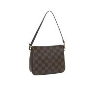 Pre-owned Canvas louis-vuitton-bags Louis Vuitton Vintage , Brown , Da...