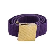 Pre-owned Cotton belts Balenciaga Vintage , Purple , Heren