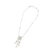 Pre-owned White Gold necklaces Bvlgari Vintage , Gray , Dames