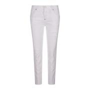 Witte Ripped Cool Girl Jeans Dsquared2 , White , Dames