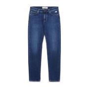 Slim-Fit Stone Washed Denim Jeans Roy Roger's , Blue , Heren