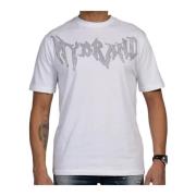 Katoenen T-shirt Zwart My Brand , White , Heren