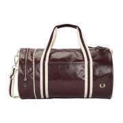 Klassieke Barrel Tas Carrington Brick Fred Perry , Brown , Unisex